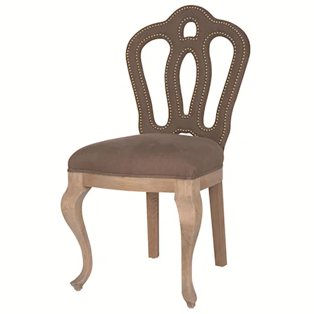 Jillian Dining Chair with Upholstered Splat Back